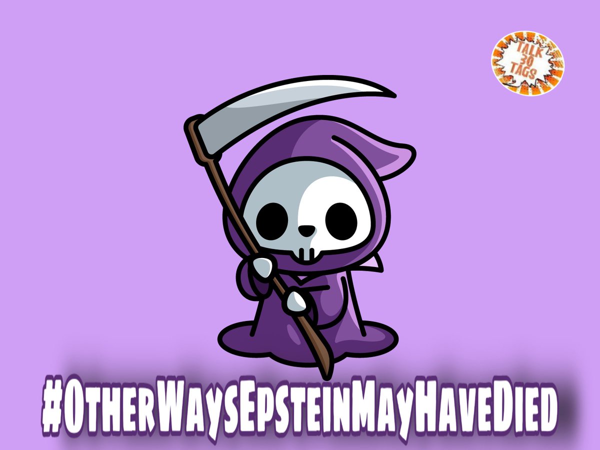 It's #Talk30Thursday and we're here for it! Its been a big week in headlines and its had us thinking... So join us now and let's discuss all of the #OtherWaysEpsteinMayHaveDied