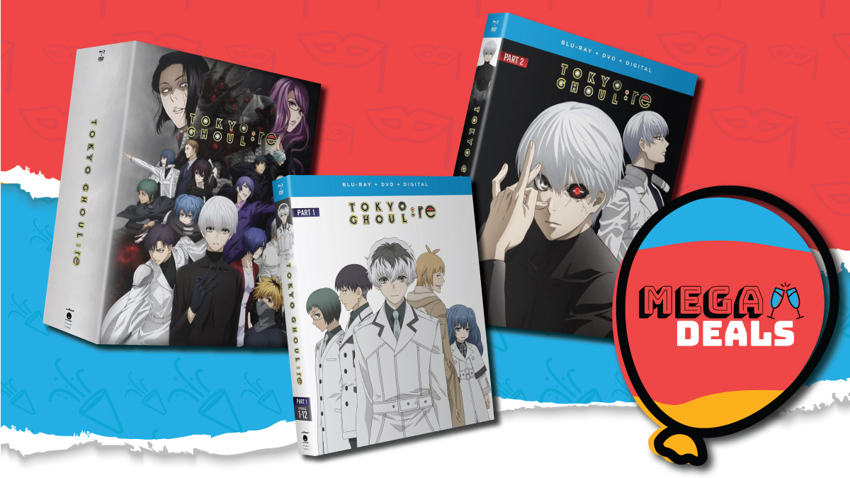 Is your collection missing #TokyoGhoulRe? 👀 Complete your collection with Part 1 & 2 with the Limited Edition set by shopping our #MegaDeal! Do it, you know you want it 👉 rsani.me/6a3wo #ShopNow #LastChance #BirthdaySale #TreatYourself