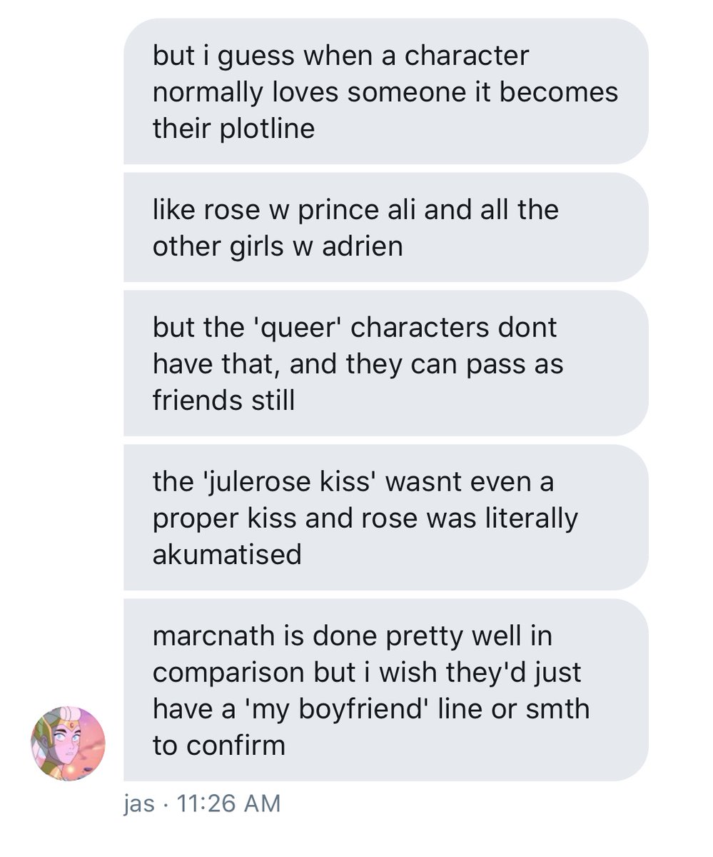 tw; queerbating there has also been claims of queerbating. mlb claims to be diverse with their lgbtq+ characters, however i wish the show were to clarify that juleka and rose or mark and nathaniel are in relationships rather than merely hinting at it