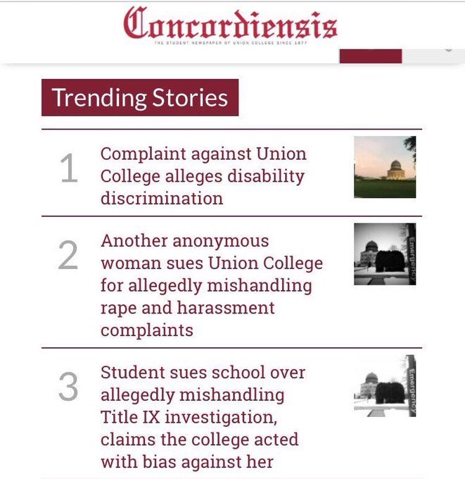 ProudNYMom's tweet image. Wow really?!! Surprised you’d have @union_nineteen ! Pretty sure Union College must have more student complaints and lawsuits on civil rights issues than any other college in NY! At least per capita! Yikes. See poweringunion.com