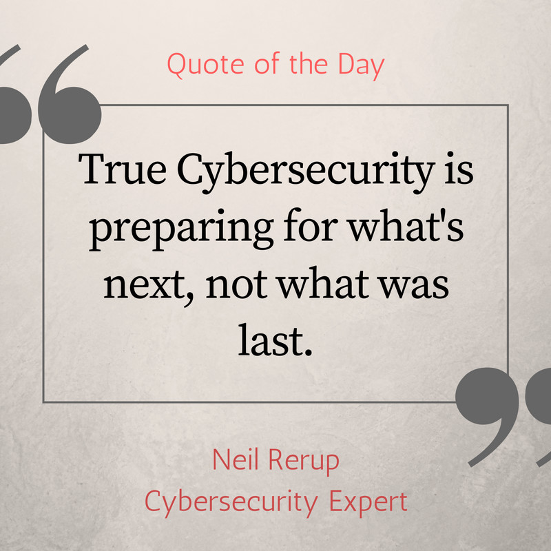 sa_ccsas's tweet photo. Quote of the day.
In partnership with African Society for Cyber Security Awareness
#CCGoLive #cyber #cybersecurity #cyberattacks #hacker #cyberawareness https://t.co/VBjid0ZQ8v