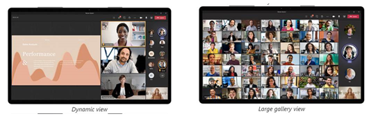 Da kommt etwas Großes auf uns zu - Teams Dynamic view