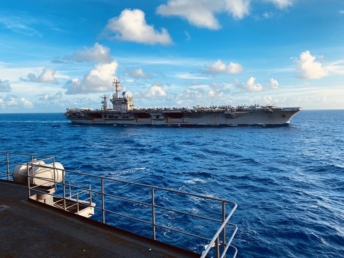 jz5797's tweet photo. CVN-68 USS NIMITZ, #Deployment2020 https://t.co/W4OFvP5lRu