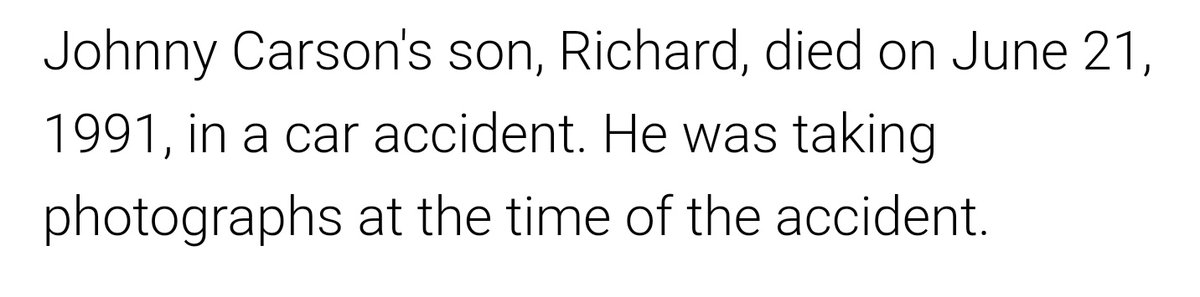 Jonny Carson-Date: June 21 1991