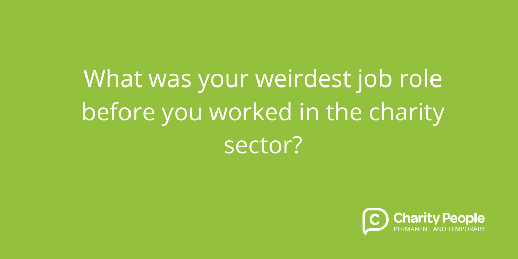 CharityPeople's tweet photo. Most of you work in the charity sector now, but what did you do before? https://t.co/YB8zIPs67x