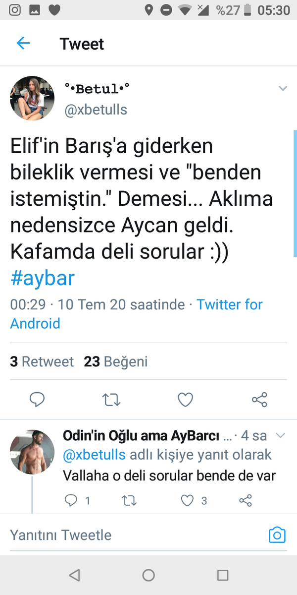 *Berkan barış der
Aybarfc: Oha aycan için dedi aybar is real 😱✌🏻😡

#aybar #Cembar #nisbar #survior2020