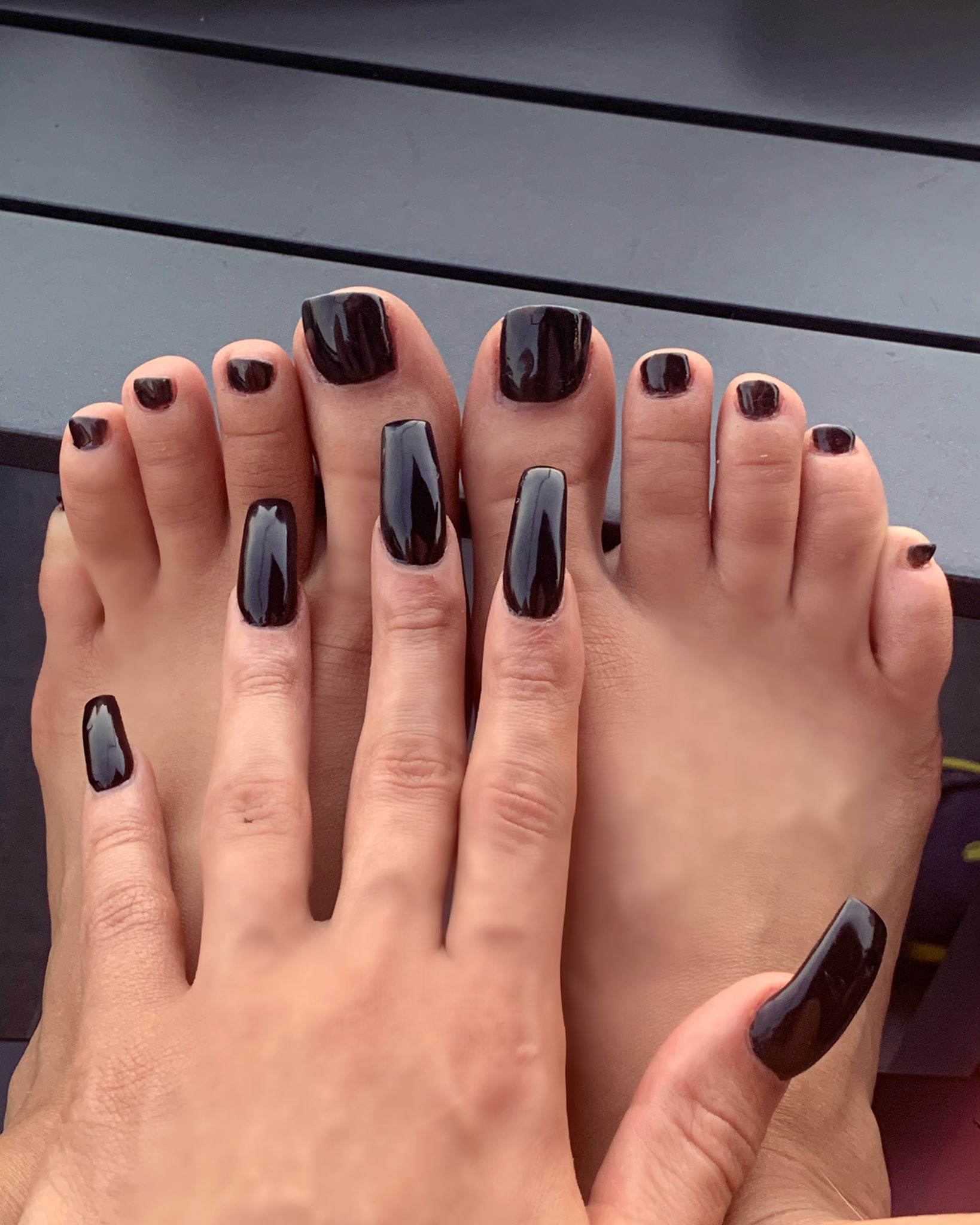 Gorgeous & sexy black toe collection || black nail polish designs || toe  nail paint designs - YouTube
