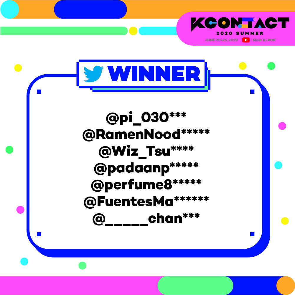 kconjapan's tweet photo. [KCON:TACT 2020 SUMMER] #KCONTACTNonstop イベント当選者

#KCONTACT ノンストップストリーミングイベントへの当選おめでとうございます！

当選者にはプレゼントをお送りするため、こちらからDMにて連絡させて頂きます！

▶ JOIN NOW : https://t.co/3MKXvwNPEG
#KCON #LetsKCON247 #KCON2020 https://t.co/vxa13ahVwt