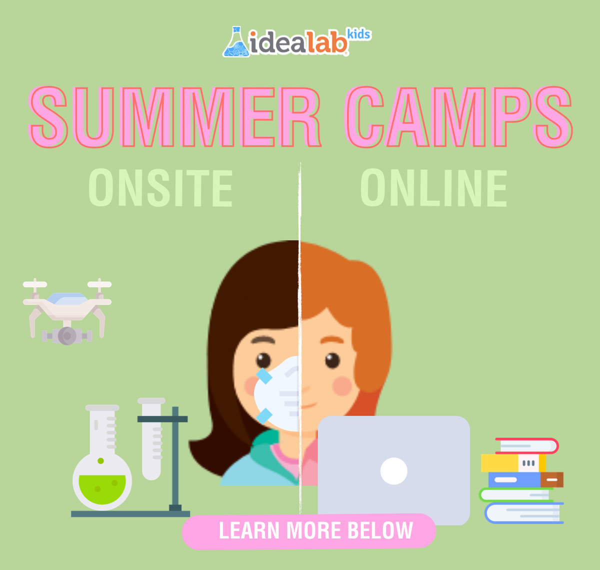 Idealab_Calgary's tweet photo. Don’t let the learning STOP! IDEA Lab Kids is here to teach you in a FUN and engaging way, whether at you choose to come to our camps or join online from home!
#IDEALabKids #Onsite #Online #STEM #STEAMEducation #RockYourGreyMatter https://t.co/iqg3lrlAwg
