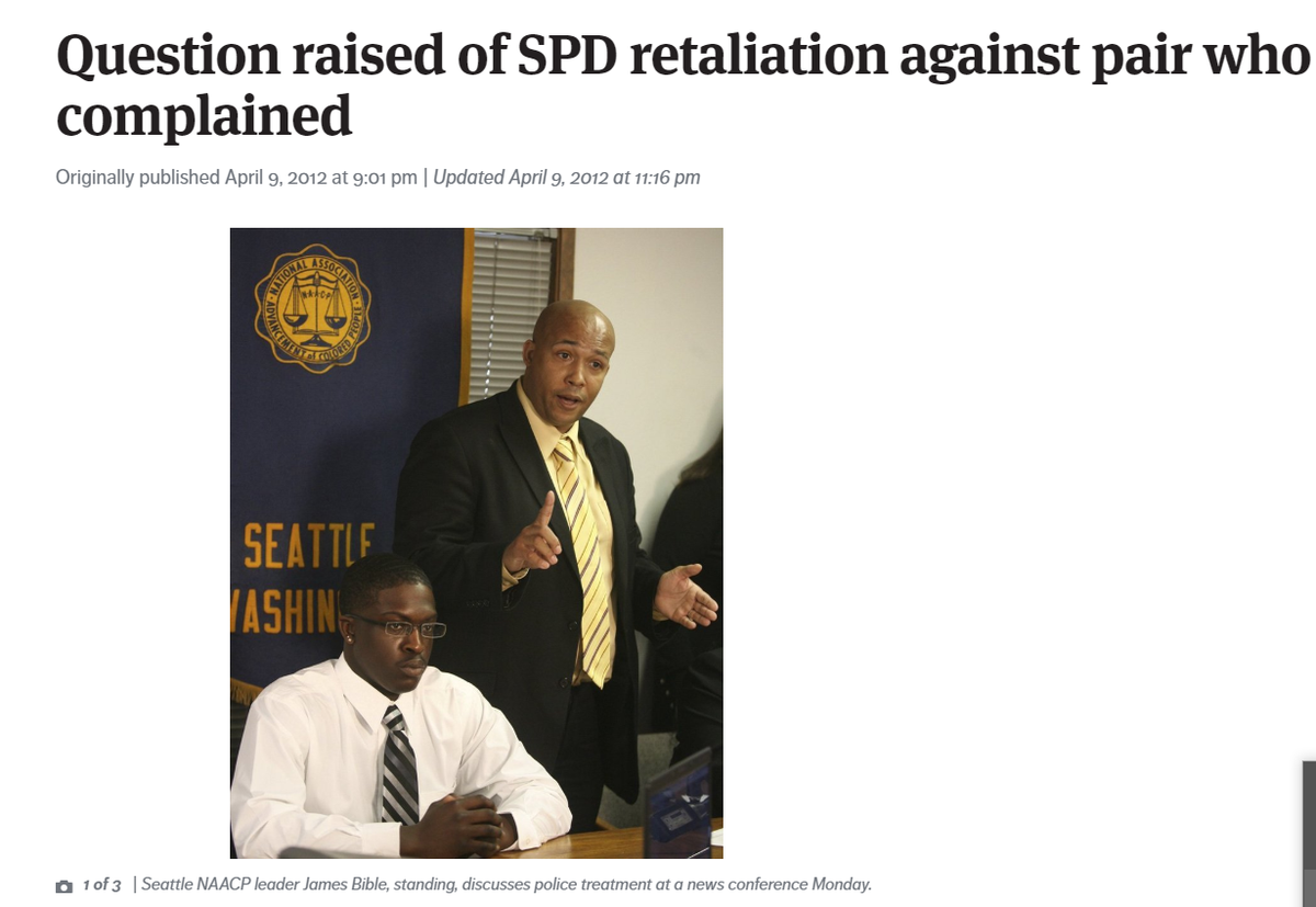 Days after the suit was filed and the two were interviewed by KOMO for an investigative report, they were stopped at gunpoint outside a MacDonald's.(12/14)