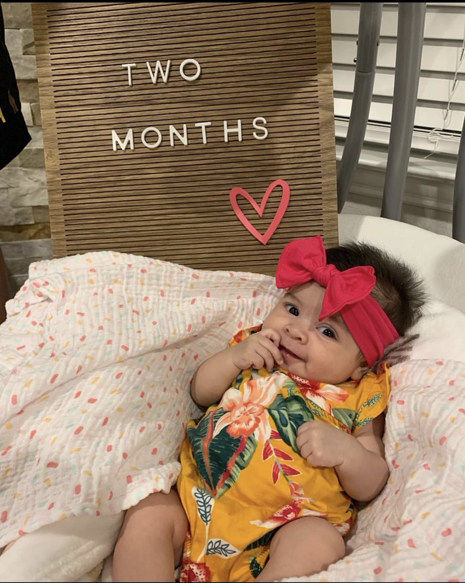 ScottJackson_24's tweet photo. My baby Gigi is 2 months old today 💛💜💛💜 https://t.co/8V9Pnz29MV