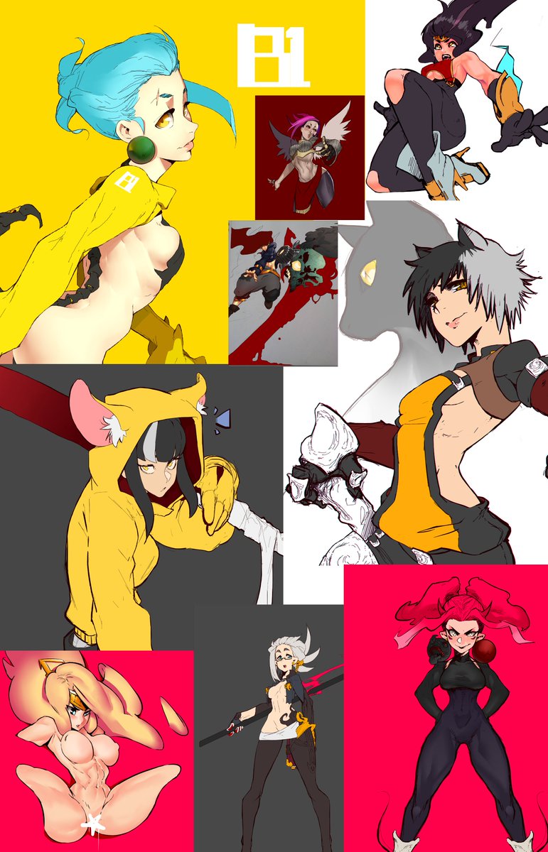 Well went through pixiv...here are a few lol 