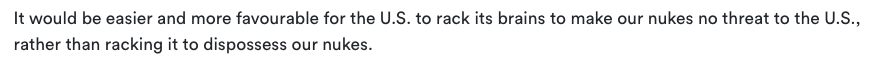 Arms control? Risk reduction? Mutual restraint? Whatever you want to call it, it’s here.