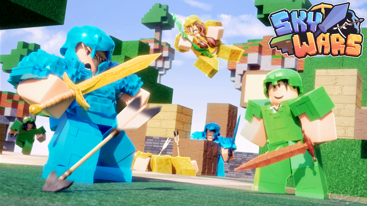 Creepysins Studios On Twitter Main Thumbnail For Skywars Completed Skywars Is A Battle For The Sky Between 8 Players Releasing July 2020 Artist 0skyz Follow Us To Stay Updated With - skywars team roblox