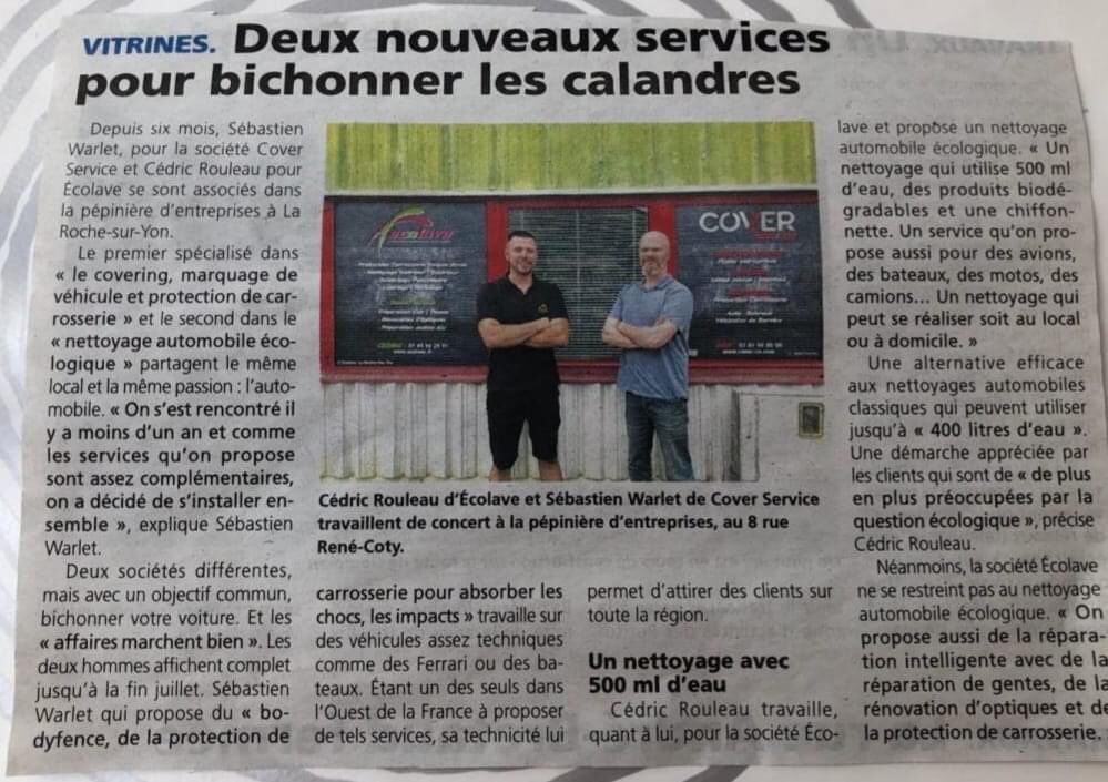 CoverServiceSW's tweet photo. [ JOURNAL DU PAYS YONNAIS... ]

 A l'honneur aujourd'hui dans le Journal du Pays Yonnais 

ℹ️ Retrouvez moi : 
📍 8 rue René Coty - 85000 La Roche-sur-Yon
📲 07 81 66 80 00
🌐 https://t.co/EjIox8eRKB

#Bodyfence #Cover #HexisGraphics #vendée #larochesuryon https://t.co/DZlG6s6Z6C