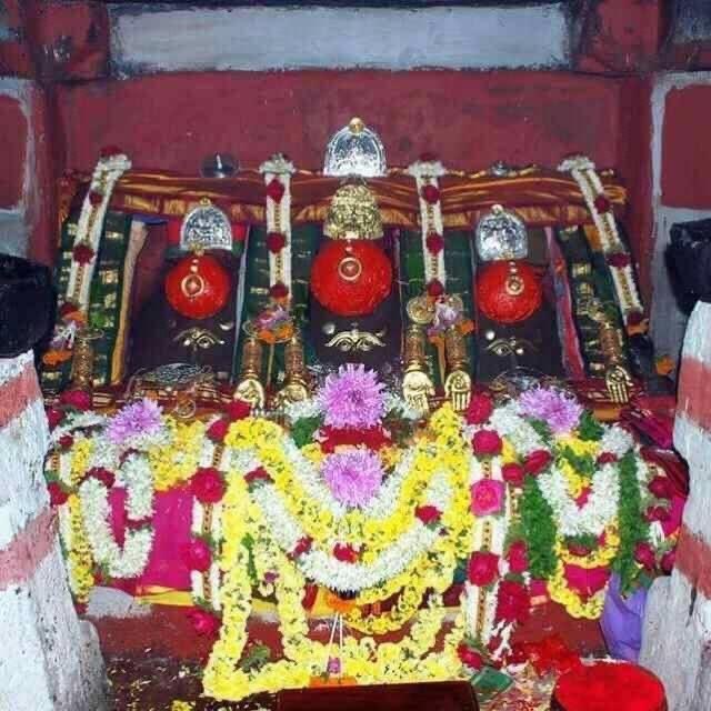 Miraculous 12th Century Hasanamba temple,Hassan, Karnataka of Goddess Shakti is open to devotees only 7-10 days during Diwali every year. Rest of the year,Sanctum of Goddess is closed & left with a lit lamp, flowers,water &2 bags of rice as an offering until the next year1/3