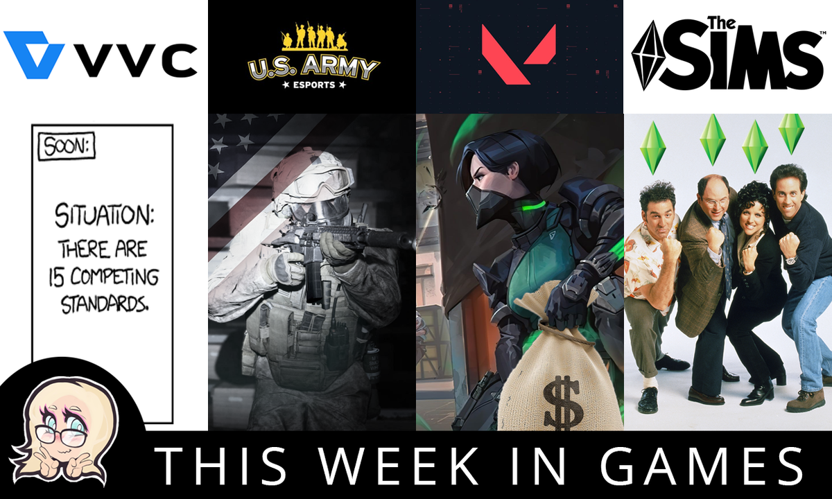 callieRansom's tweet photo. This week in games (4/7 -10/7) a weekly twitter thread
Heavy topics (racism, abuse, transphobia), video codecs, army esports, expensive skins and The Sims reality TV show
#gaming #gamingnews #thisweekingames https://t.co/r7y1GvdQFf
