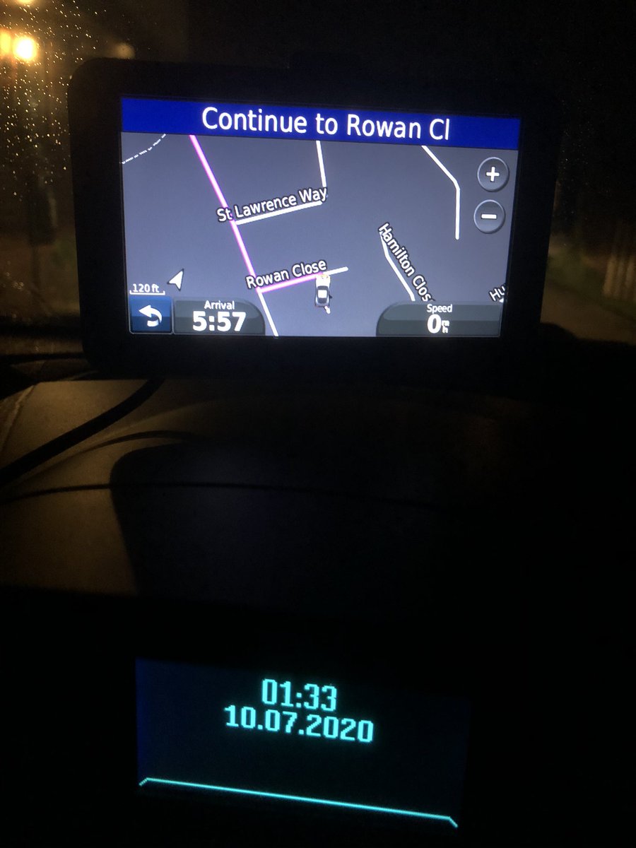 Ahh, 1.30am. A good time to set off on a 260 mile drive. So looking forward to seeing @rockandroll70s for the first time in over 4 months!