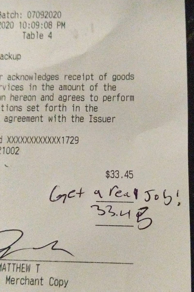 obessivelyspeak's tweet image. Imagine going to a restaurant in Houston where the cases of Covid are spiking out of control to pick up the to go order you placed and doing something like this.

This is the disdain wealthy people feel for the working class.