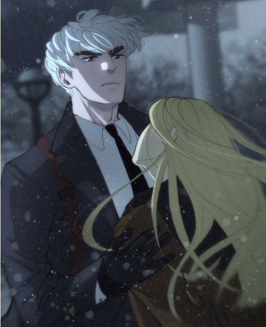 wannabemonalisa's tweet photo. soooo I finally came around doing these two cuties! Who knew an android could be so handsome? Certainly not me. #fanart #webtoon #inthebleakmidwinter https://t.co/NKEJPc3JBj