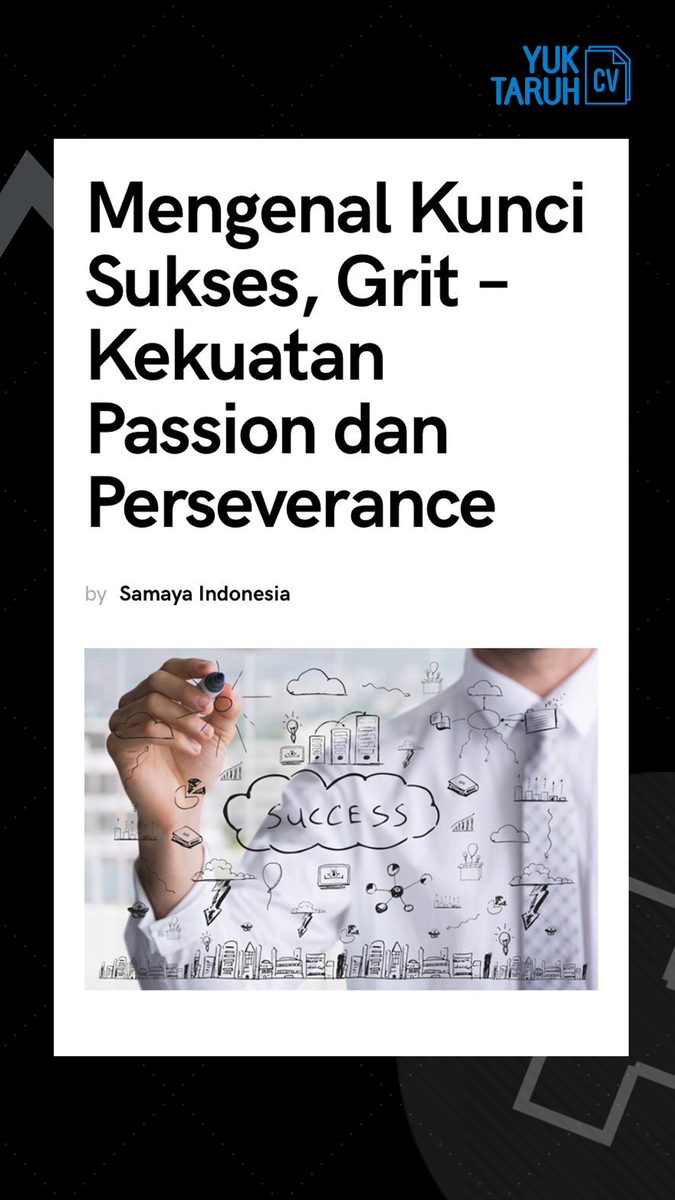 yuktaruhcv's tweet photo. Berbicara mengenai kesuksesan, tiap individu pasti memiliki pandangan yg berbeda
Tapi sebenarnya apa karakter kunci penunjang kesuksesan?
Kenali di https://t.co/LiIMn7pPSI
terapkan, dan sukses bersama yukβ¨
#YTCtips #lokercot #positivity #birokerja #loker #Indonesia #infokerja https://t.co/wrBxLA8Gce