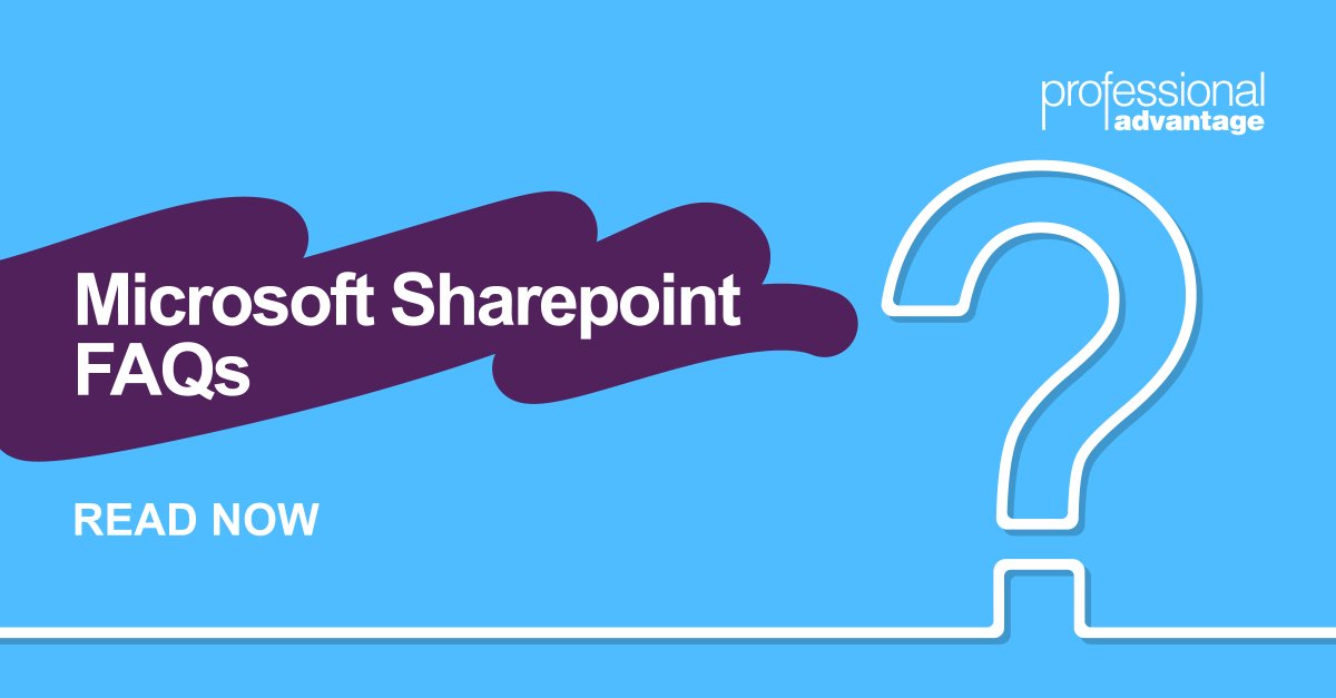 ProfessionalAdv's tweet image. How do I drive end-user adoption on my SharePoint Intranet? To learn the answer to this popular FAQ and others visit ow.ly/qDyk50AsvwS 

If you have a question you want answered, let us know in the comments!

#sharepointfaq #sharepoint #intranet #useradoption