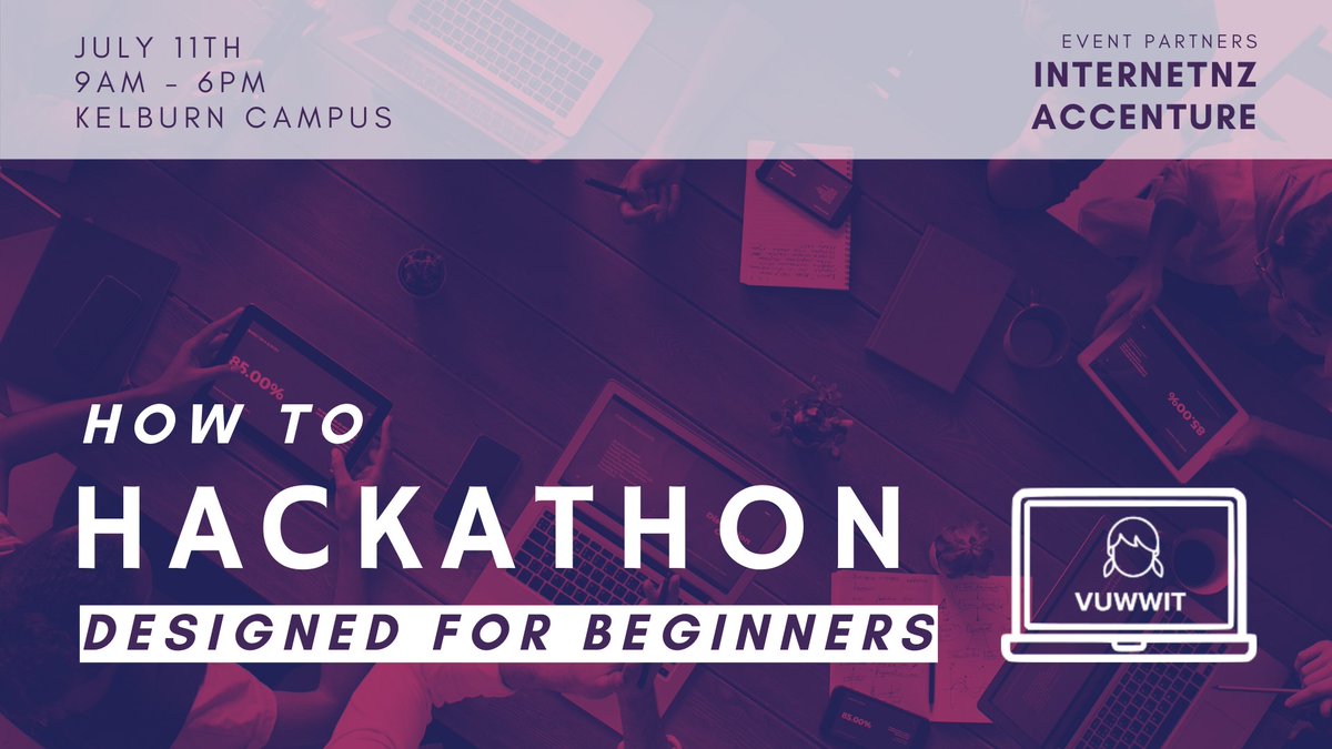 Good luck to everyone participating in <a href="/vuwwit/">VUW Women in Tech</a> 'How to Hackathon' event this weekend!

Much exciting to see our first in-person hackathon since the lockdown!