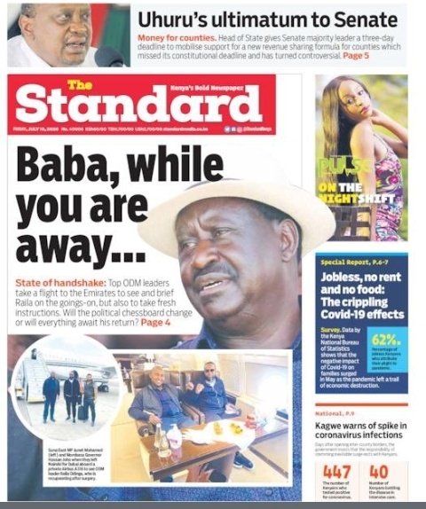 RonoNorman's tweet photo. Let us shame them!
Retweet for The Standard 🔄
Like for Daily Nation ♥️
#ResistStandardnewspaper  
In the mean time Quick Recovery to Baba https://t.co/LSKkD79jAG