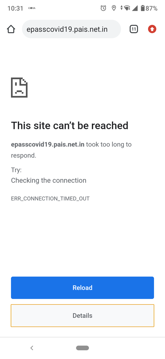 sarishjain2's tweet photo. I'm unable to generate Curfew pass on COVA app. I'm trying to apply for the pass from last two days and still getting no response from your site. So I request you to pleaselease look into the matter and solve it as soon as possible.
@LudhianaDpro @CMOPb @PunjabGovtIndia https://t.co/POgd3SBhYi