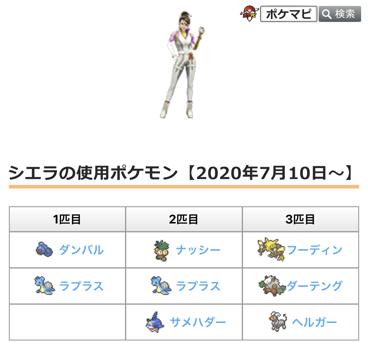 ポケモンgo攻略情報 ポケマピ 募集 撃破バトルパーティ シエラ編 みなさんがシエラ 1匹目がダンバルorラプラス を撃破したバトルパーティをぜひ教えてください 例 シエラ 1 2 3 撃破 パーティ 1 2 3 技やcpなど