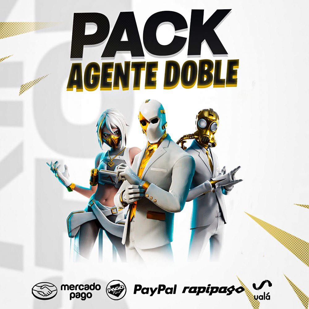 ¡YA DISPONIBLE EN NUESTRA TIENDA!

▪️🔸 PACK DOBLE AGENTE 🔸▪️

💸 Precio: 1450$ via metodo de regalo, 1650$ entrando en tu cuenta.

💳 Formas: Podes abonar por Uala, MercadoPago, PayPal, rapipago/pagofacil y Transferencia.

📩 Consultas por Mensaje privado.