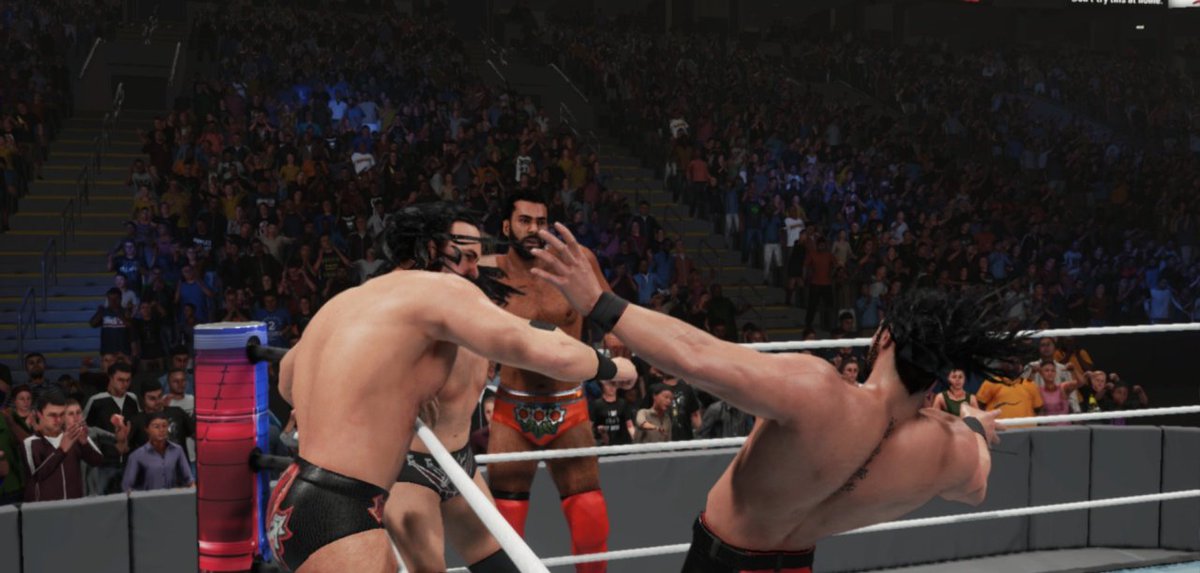 floydbanks2k26's tweet photo. The #WWERaw male #SurvivorSeries continues with @mikethemiz and @WWERollins going hard. #MoneyInTheBank winner who took the opportunity from Seth, relive their rivalry.

#XboxOne #PPVTrend #WWE2K19 #UniverseMode #RomanReigns #SethRollin #TheMiz #DeanAmbrose #DrewMcIntyre https://t.co/OaprXTV18r