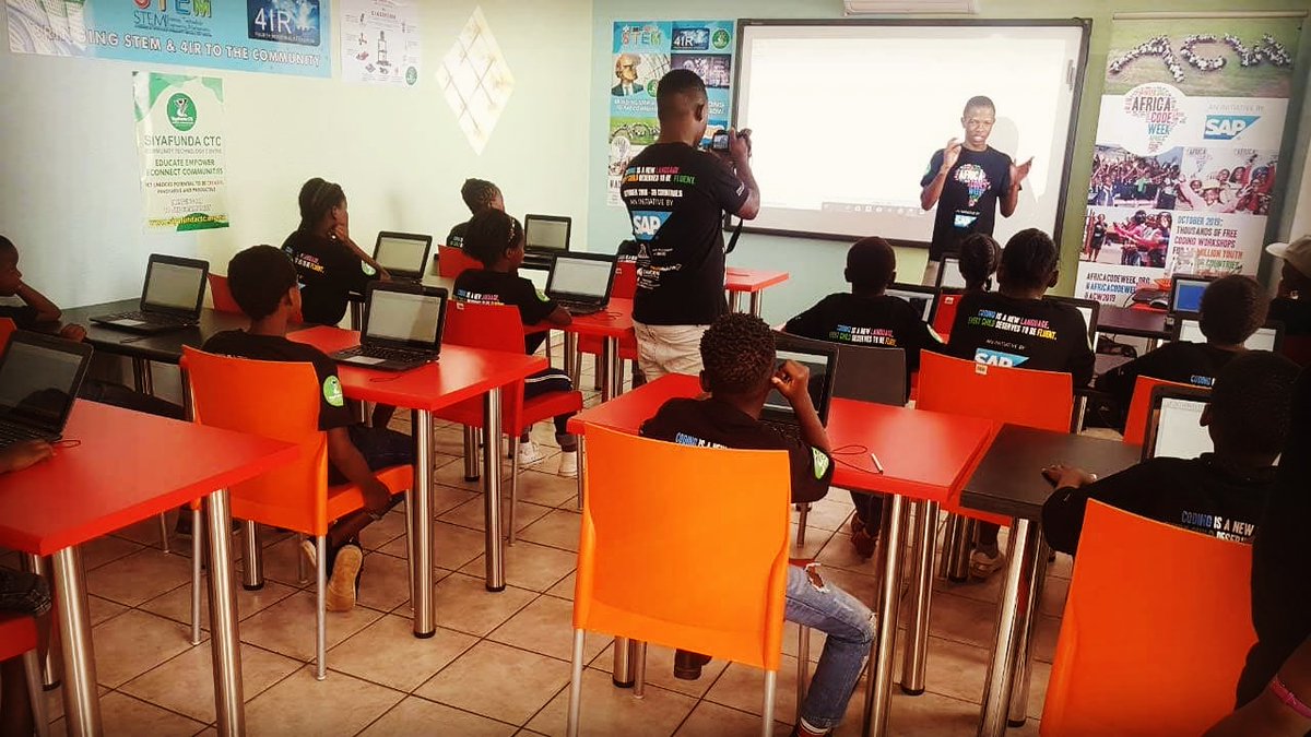 tech_ghetto's tweet photo. The aim is to build an ecosystem of ready African 4IR soldiers who won't be retrenched due to lack of computer skills...
#GHcode #CodeKasi https://t.co/xECSUauAU3