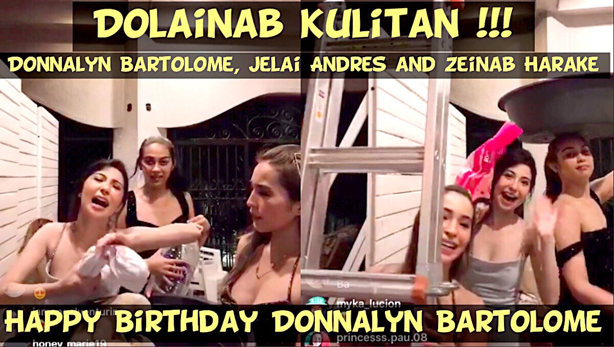 Happy Birthday Donnalyn Bartolome
DOLAINAB KULITAN !! 