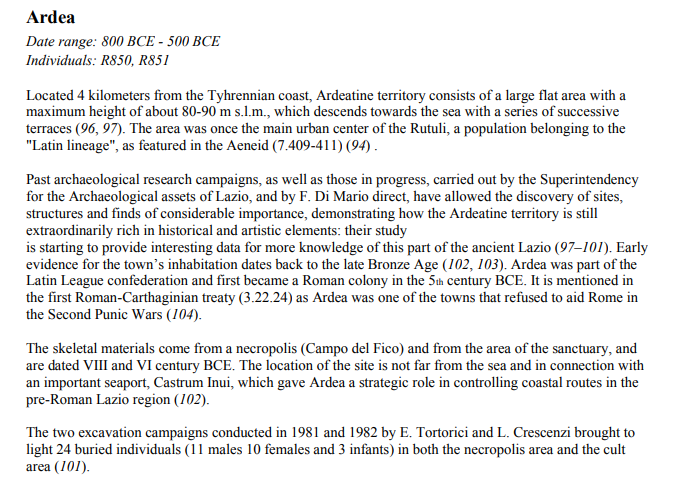 Two of the early 1st millennium BC samples seem to have high amounts of later Anatolian ancestry, possibly sign of Trojans immigrating to Italy as per the Aeneid?