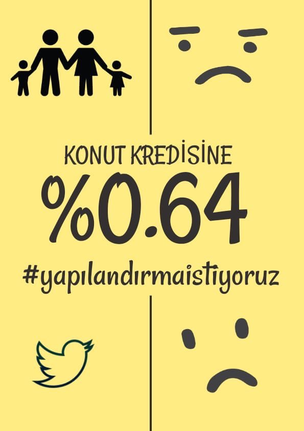 #ÖnceHalkSonraBankayız diyorsanız eğer 0.99'dan çektiğimiz konut kredimize yapılandırma istiyoruz.