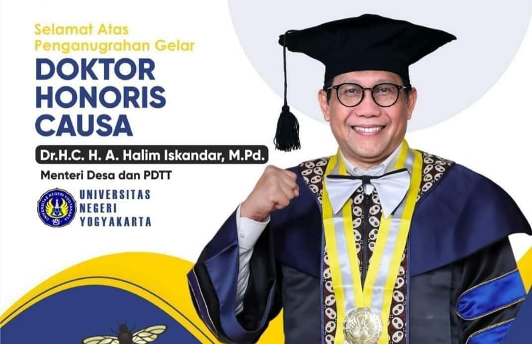 Selamat dan sukses buat Bapak Menteri Desa PDTT atas penganugrahan gelar DOKTOR nya...
#BerkhidmatUntukDesa 
<a href="/jokowi/">Joko Widodo</a> 
<a href="/halimiskandarnu/">ABDUL HALIM ISKANDAR</a> 
<a href="/anwsanusi/">Anwar Sanusi</a> 
<a href="/malik_haramain/">malikharamain</a>
<a href="/taufikmadjid71/">IG : taufik.madjid</a> 
<a href="/imansyukri/">Iman Sukri</a> 
<a href="/taufikmadjid71/">IG : taufik.madjid</a> 
@fachrilabalado 
<a href="/tppkemendes/">TPP KEMENDES</a>