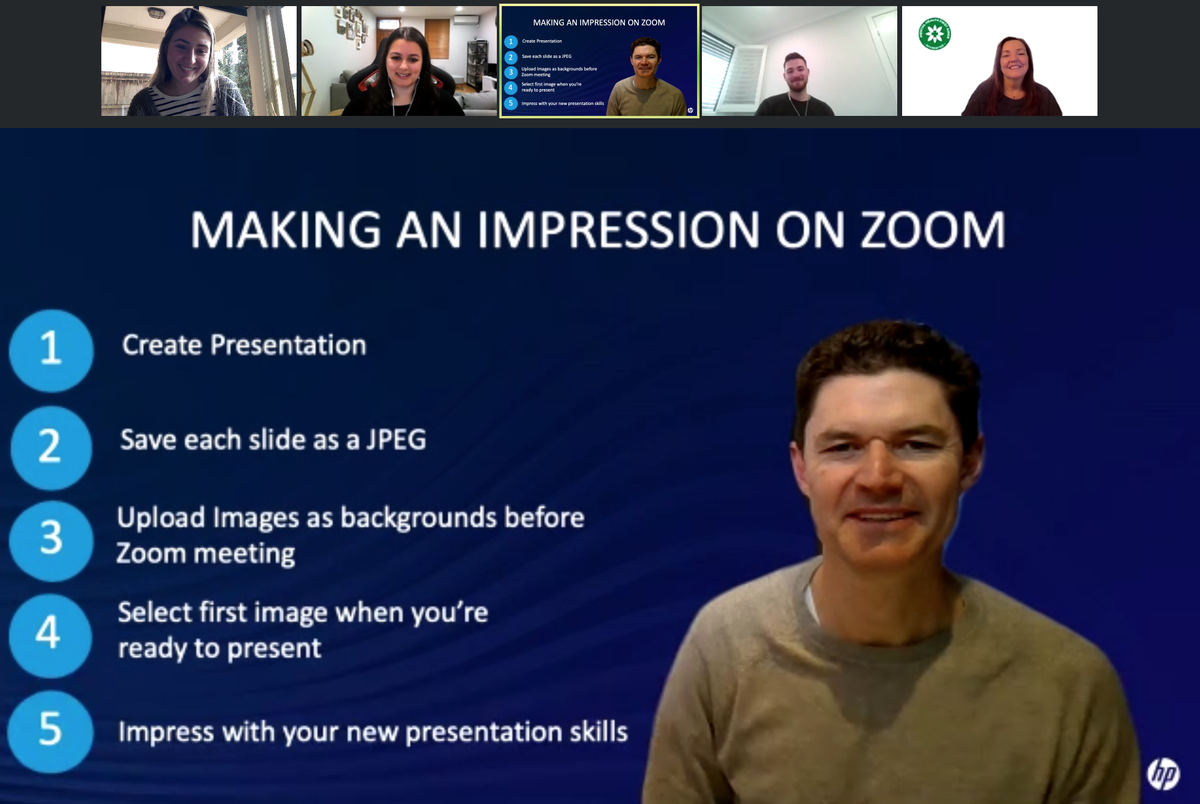 Michael_J_Boyle's tweet photo. 1) Presenting #MikesTopTips: a new series where I share some of the tech and leadership tips and tricks I’ve picked up over the years! My first tip is one I’ve been testing to bring life to my Zoom presentations. https://t.co/FgQHTAjpgD
