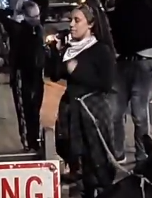 CortanaV's tweet photo. Quit listening to this woman and her pals. Get the fucking microphone away from her. She is working with SPD and the city. #seattleprotestcomms #seattle #seattleprotests #seattleprotest https://t.co/GWeVtC8TCg