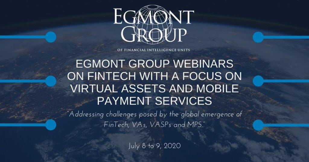 ThefiaU's tweet photo. FIA Executive Director @SydneyAsubo joined other heads of FIUs &amp; international experts this week at @EGFIU. The #FinTech webinars focused on tackling #MoneyLaundering &amp; #TerrorFinancing risks associated with virtual assets &amp; mobile payment services. #SafeMoneySecureMarket https://t.co/lRUrywbG4U