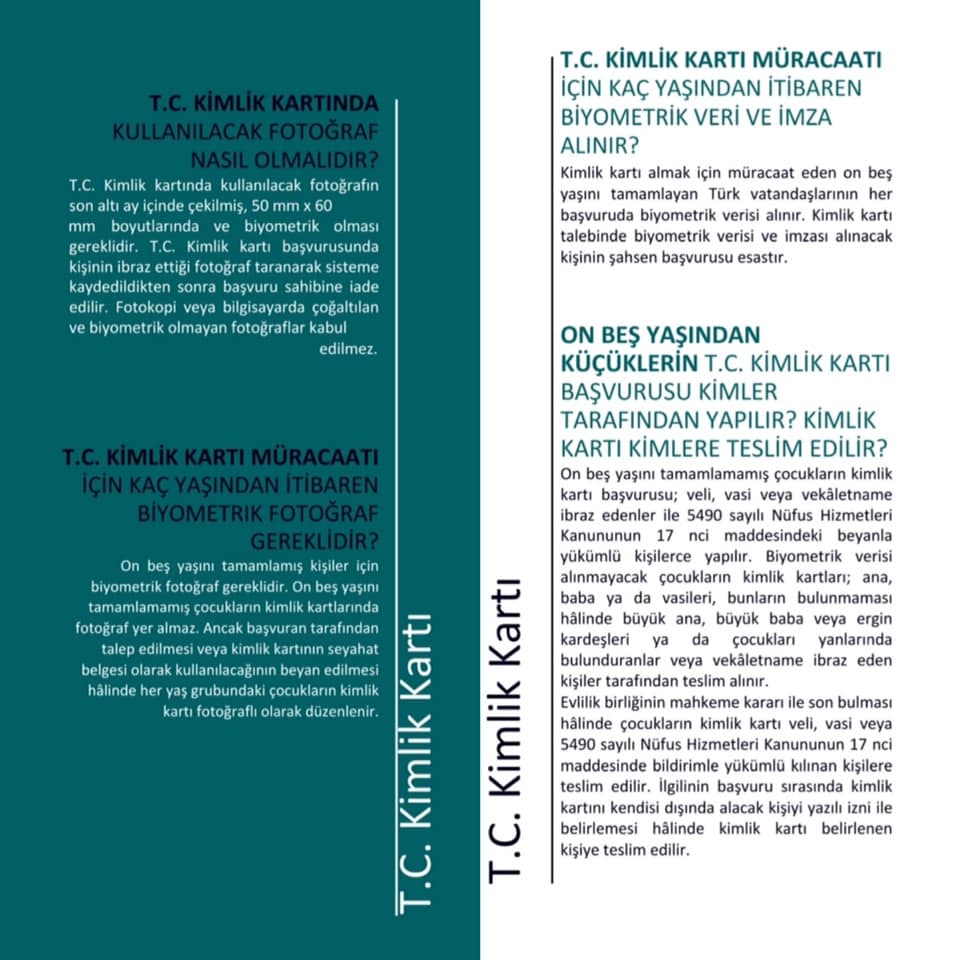 T.C Kimlik Kartı hakkında bilinmesi gerekenler #HayatınızınHerAnında 
<a href="/sefikaygol/">Şefik AYGÖL</a>
<a href="/TCNufus/">Nüfus ve Vatandaşlık İşleri Genel Müdürlüğü</a>