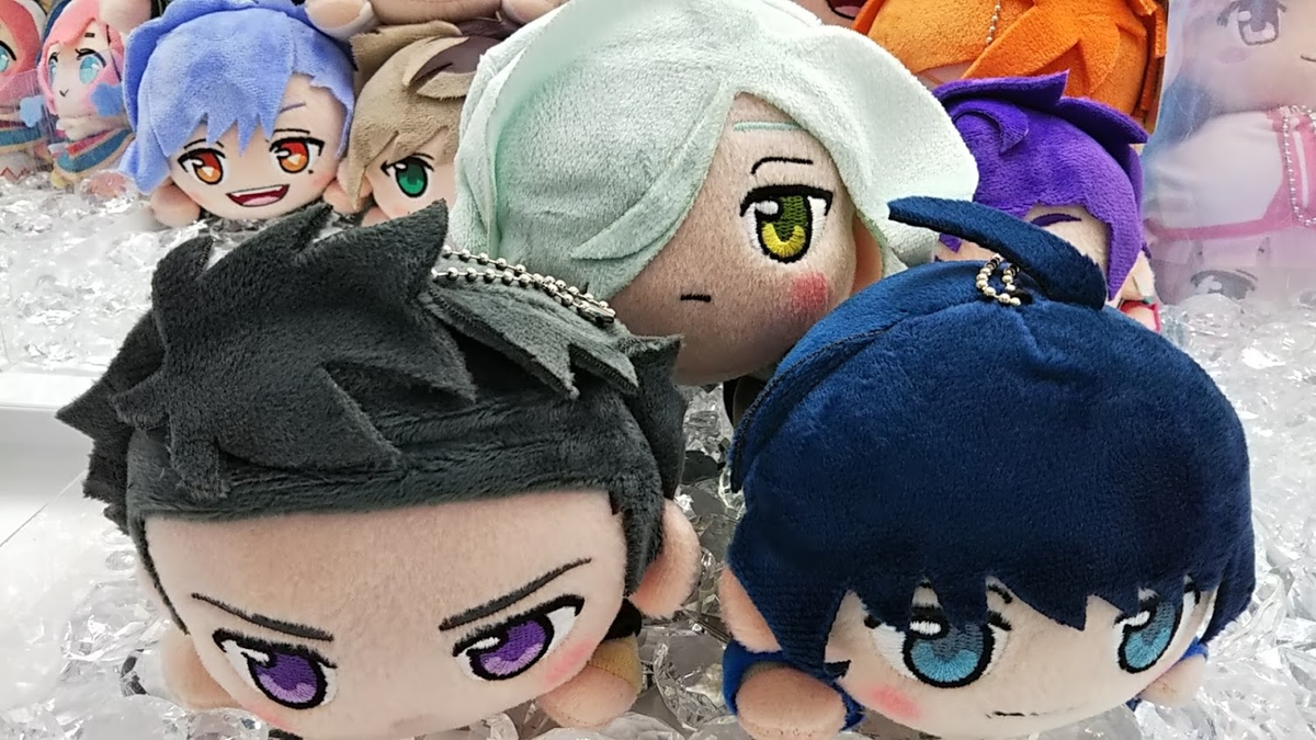 ソユーゲームフィールド古川店 新入荷情報 A3 寝そべりぬいぐるみ 冬組 が入荷致しました 全3種類で 月岡紬 高遠丞 御影密 の3人です ソユー 大崎 仙台 宮城 ゲーセン 田丸篤志 佐藤拓也 寺島惇太