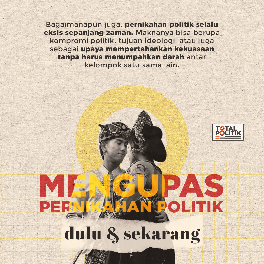 TotalPolitikCom's tweet photo. Tak selamanya pernikahan itu dilandasi cinta semata. Jauh sebelum itu, pernikahan itu banyak dipengaruhi unsur-unsur politik.
Berita Selengkapnya di https://t.co/V3E32dYKQj
#TotalPolitik #Haluan #Haluandotco #HaluanHarian #pernikahan #Rajajawa #PakubuwonoIV #HamengkubuwonoII https://t.co/nypVvdFrq6