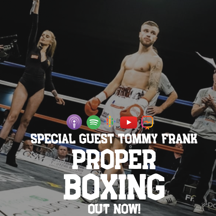 ProperSport's tweet photo. Out now!

@supertommyfrank  joins #ProperBoxing  @boxfit_with_silky &amp; @sambrydges talking:

✅ World title fight set for September
✅ Lockdown Self Improvement
✅ Influence of @ShowboatRhodes &amp; @Dennis_Hobson

iTunes: https://t.co/viGKxmtAq7

YouTube: https://t.co/QkIZCllbG8 https://t.co/7udnAtdrfU