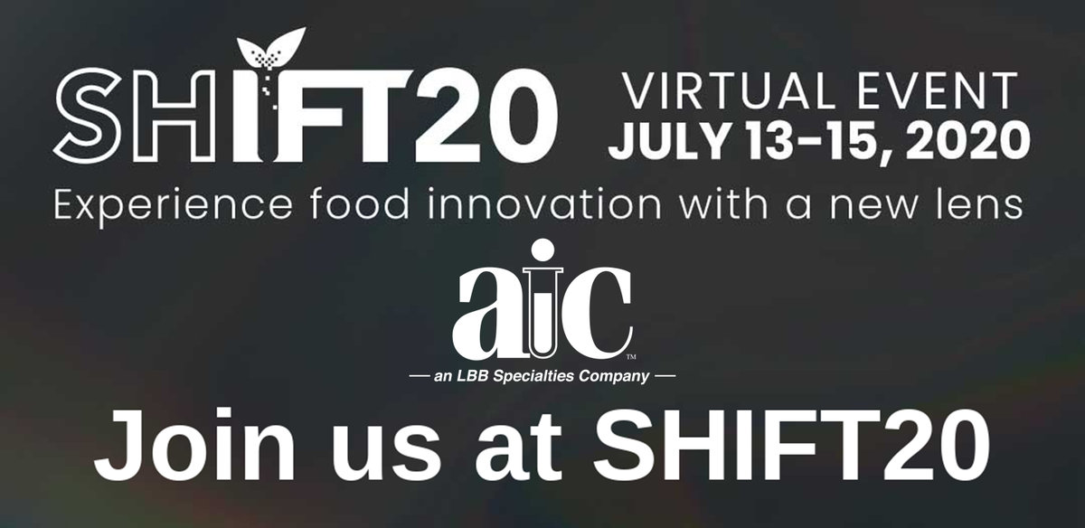 aicma's tweet photo. Are you planning to attend the #SHIFT20 Virtual Event and Food Expo next week? Our team is looking forward to the opportunity to virtually connect with members of the food industry at our e-booth! https://t.co/a8OT9QwnWc #aicma #anLBBSpecialtiesCompany #foodingredients https://t.co/22dvUveDH2