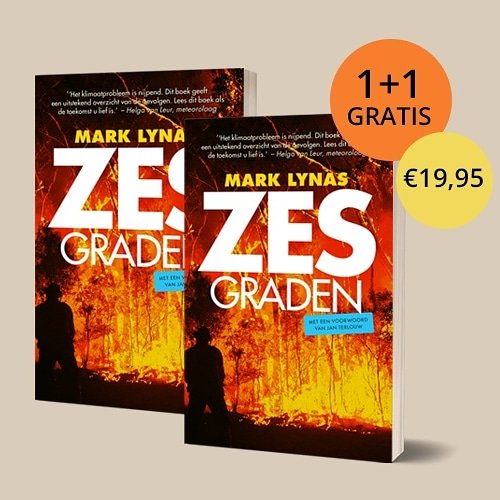 #zesgraden een #boek van <a href="/mark_lynas/">Mark Lynas</a> over de gevolgen van #klimaatverandering. Wat gebeurt er bij 1-6 graden opwarming? Doe mee met de #crowdfunding van dit boek en ontvang het 2e exemplaar gratis. zesgraden.nu  #wetenschap #klimaat #spreadtheword
