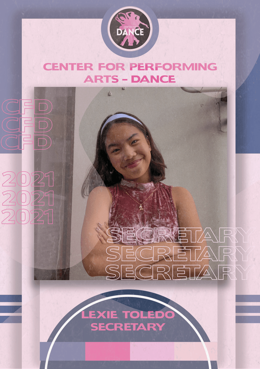 SPCPDance's tweet photo. Taking down notes and checking attendance? She’s ready for the challenge! Here is Lexie Toledo, your CFD Secretary! 🗒 #CFDancingQueens #ProudlyGIFT #GIFTCore2021 https://t.co/B2xw9tdYzP