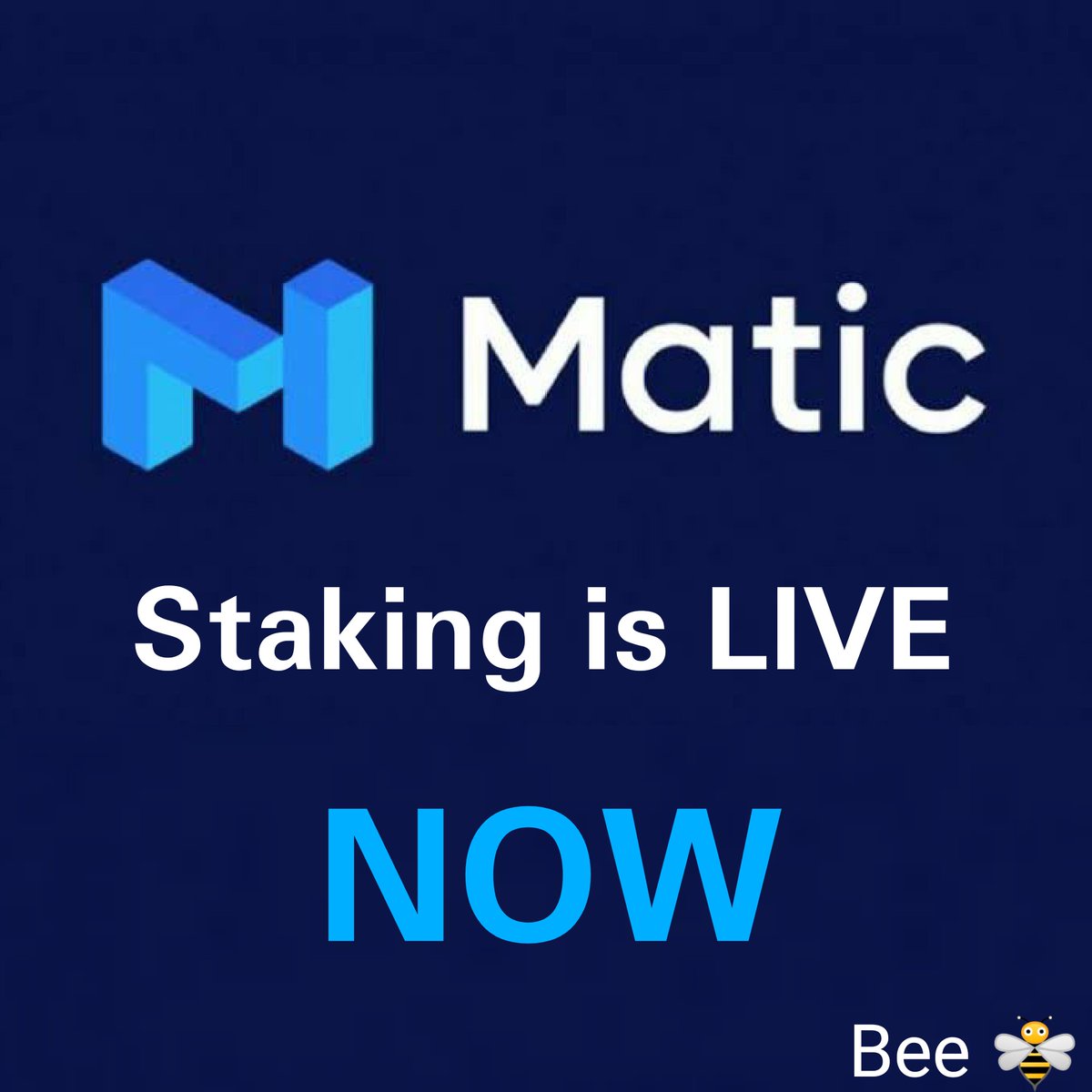 anikys3reasure's tweet photo. Staked #Matic or still yet to?
๐ ๐ ๐
Don't tell me you've been eating since #MaticStakingJune29 started when you've not staked #MATIC.
Don't visit Shoprite and Spar with all your money.
Buy #Matic โบ
#MaticStakingIsLive
#StakeWithMatic ๐
#crypto
#blockchain
#hive https://t.co/nHDg7Pc0ug