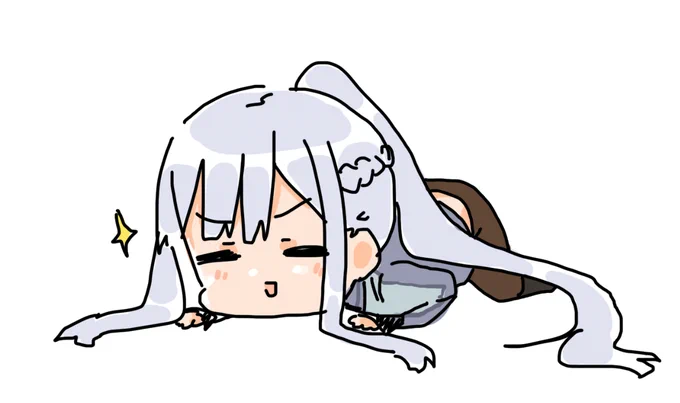 床に這い蹲るAK–12 