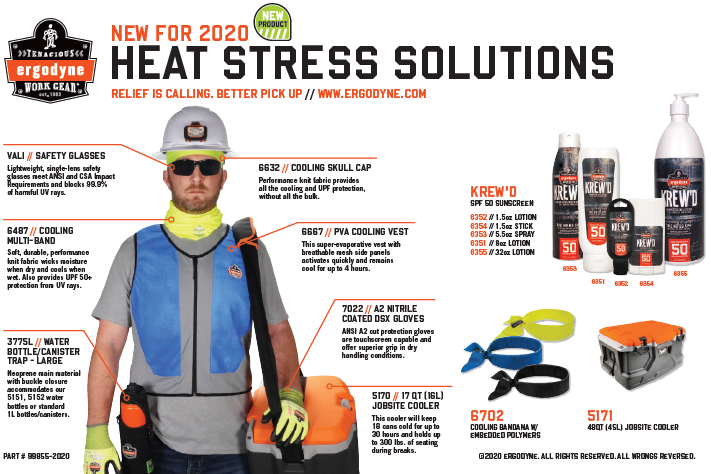 MWULincoln's tweet photo. This has been a HOT week, don't forget to be safe in the heat! Let Midwest Unlimited help to keep you and your crew safe and healthy. https://t.co/6lJhSUJEQT #Ergodyne #NICEcoolers #squenchers #overtimehydration #OSHA #MidwestUnlimited https://t.co/Tk3H2eUEza